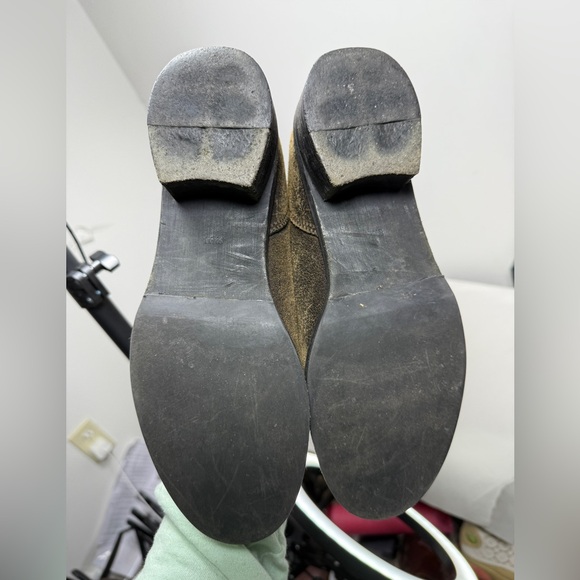 Tory Burch Tarulli Over-the-knee Boots Distressed Leather Sz 8.5 - Picture 13 of 16